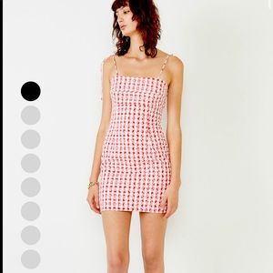 Bardot red checkered dress!